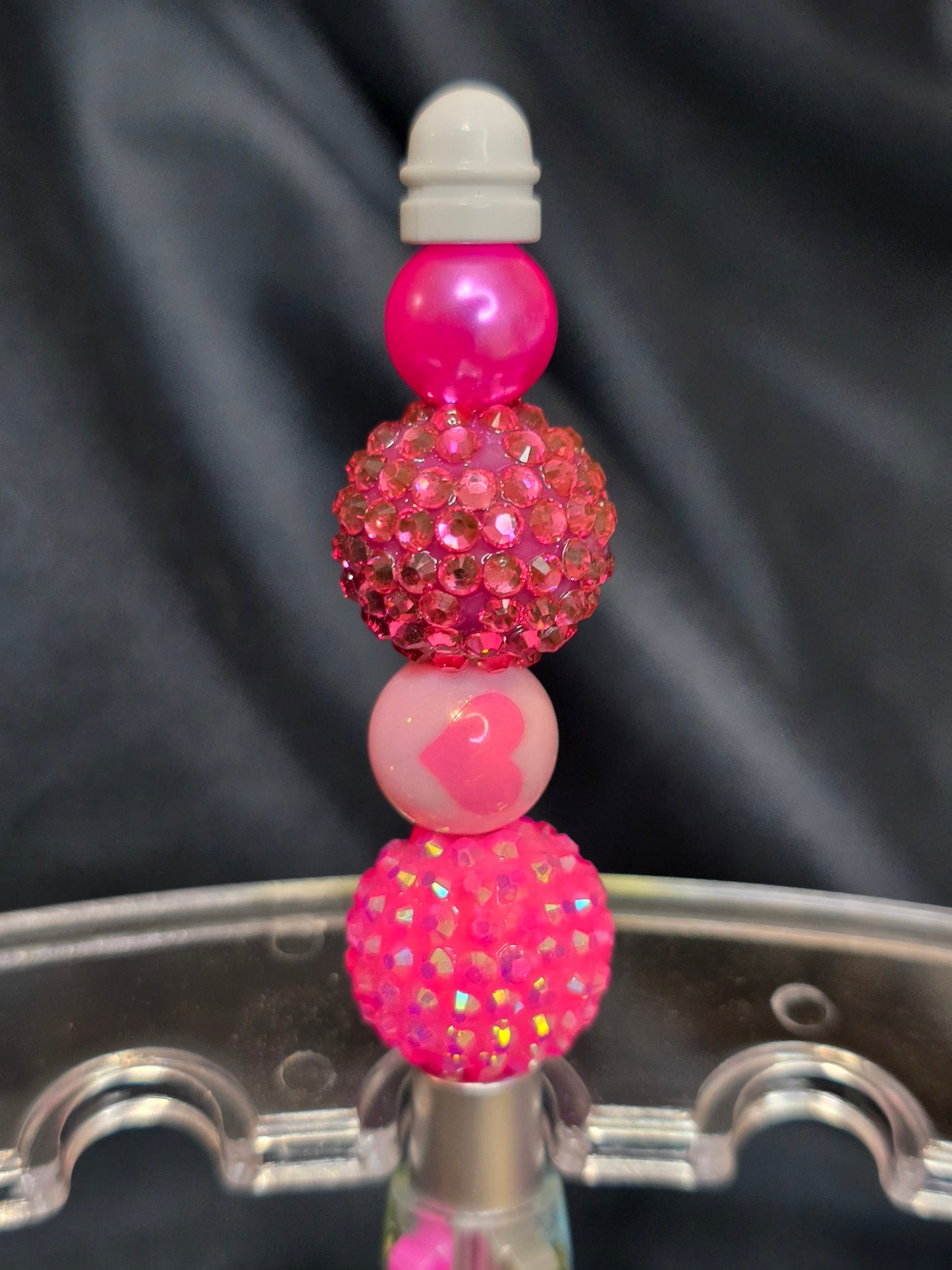 Multi-ink bubblegum beaded pens