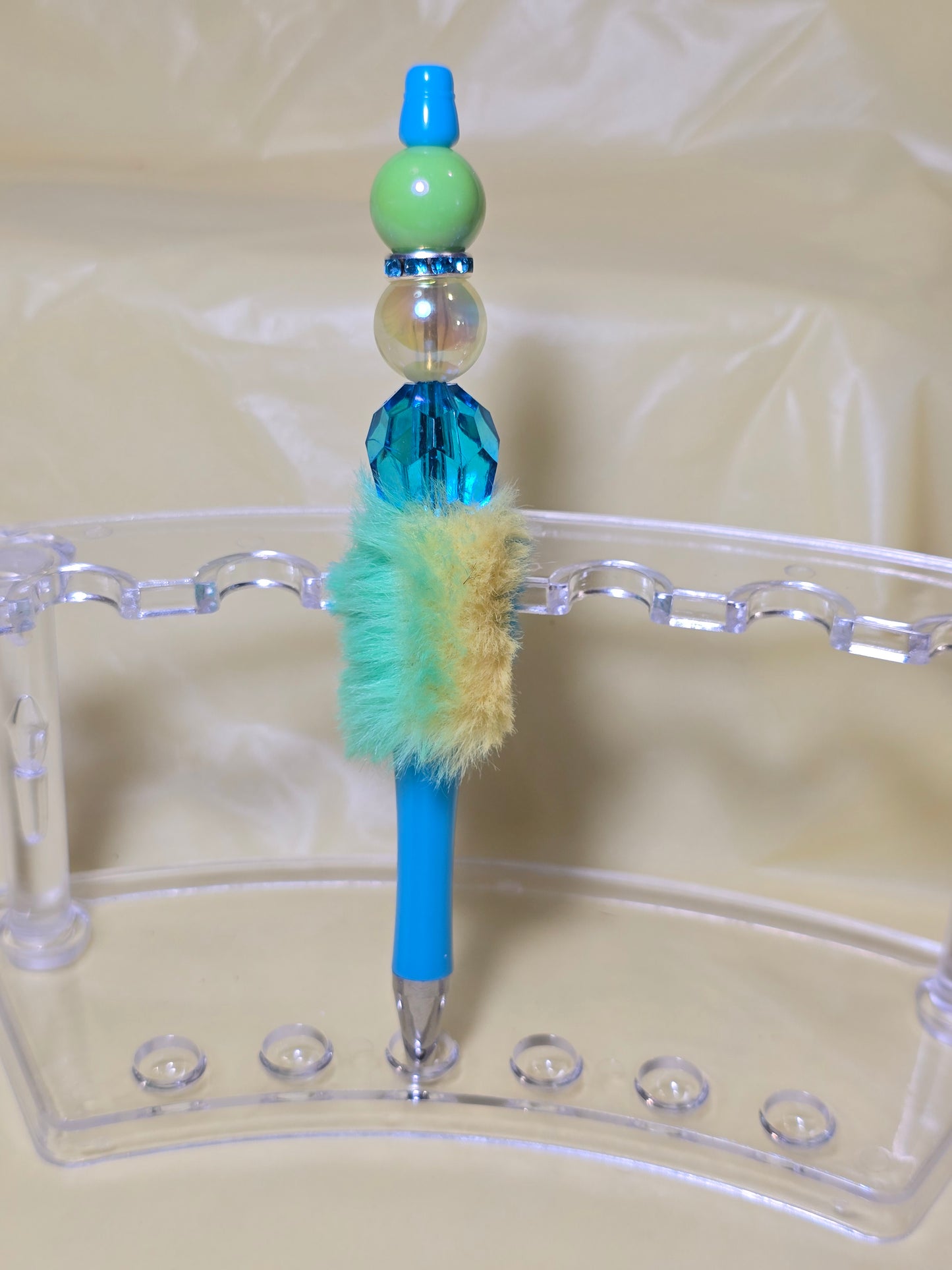 Colorful fuzzy pens