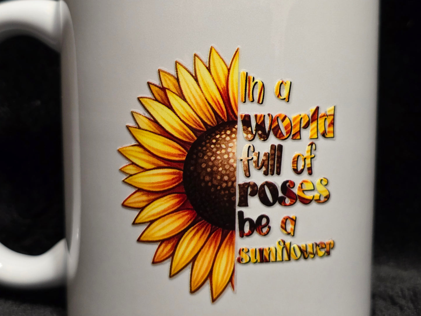 Sunflower coffee cups