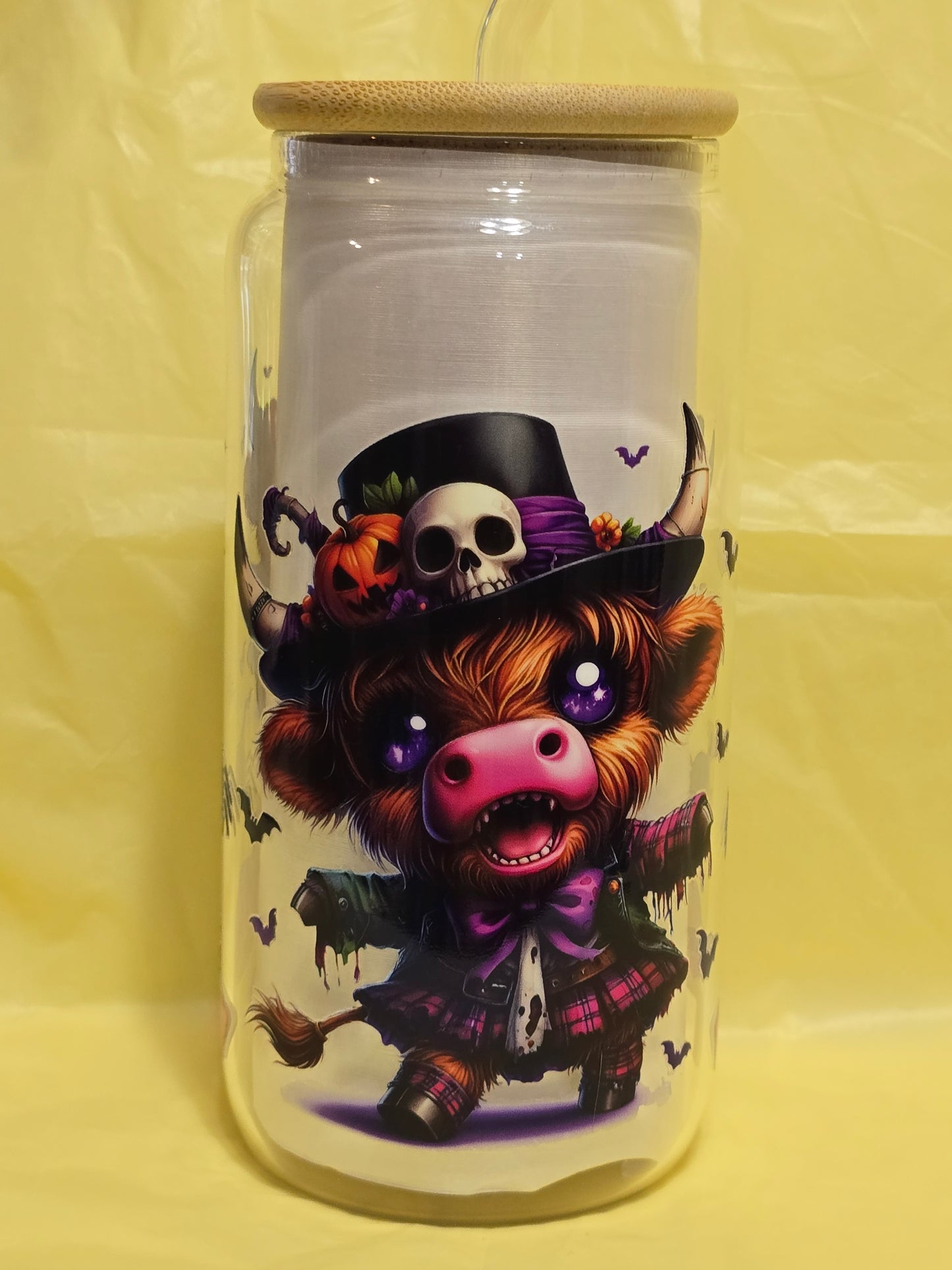 Halloween 16 oz. Glass cups