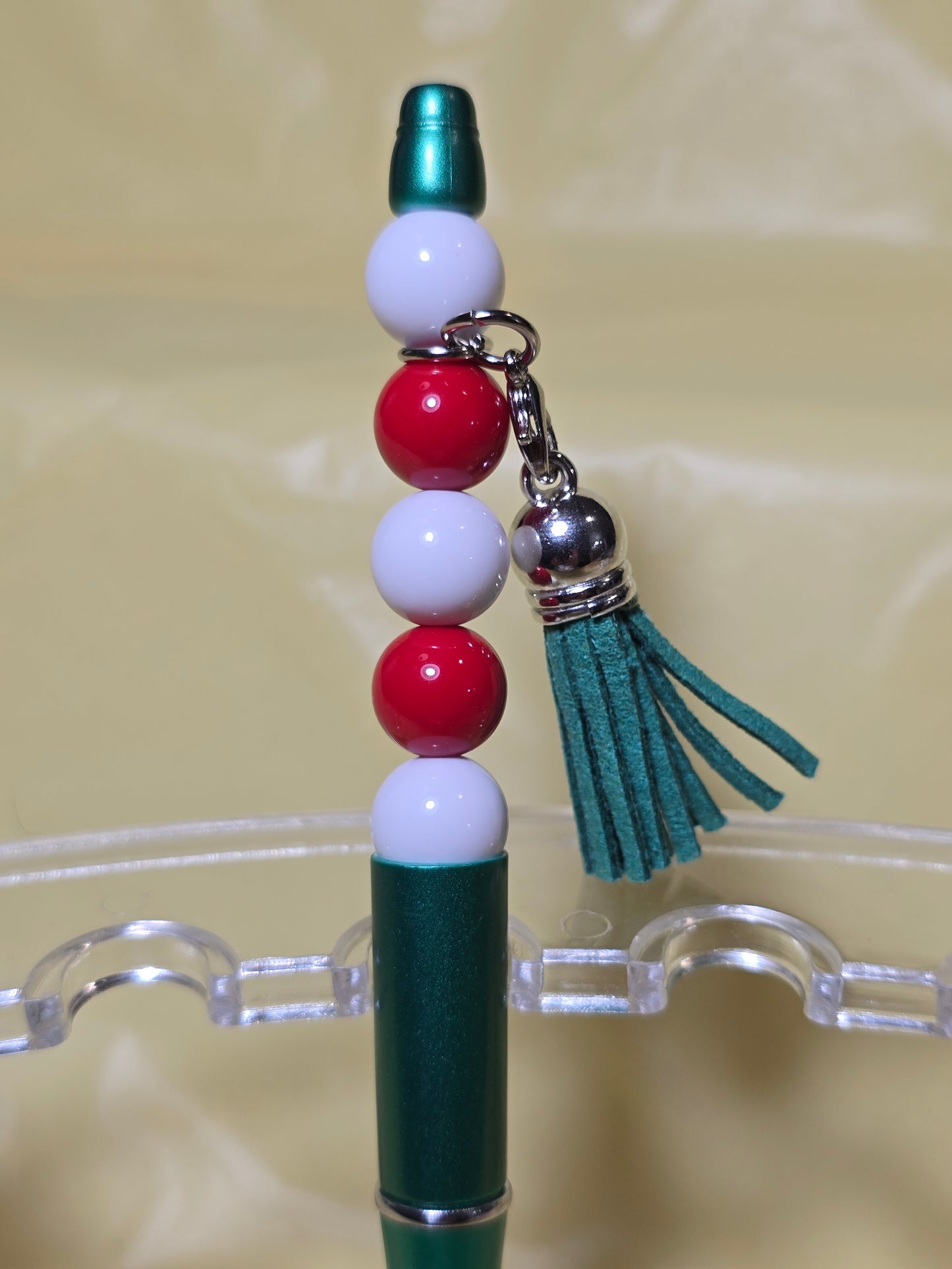 Christmas bubblegum beaded pens