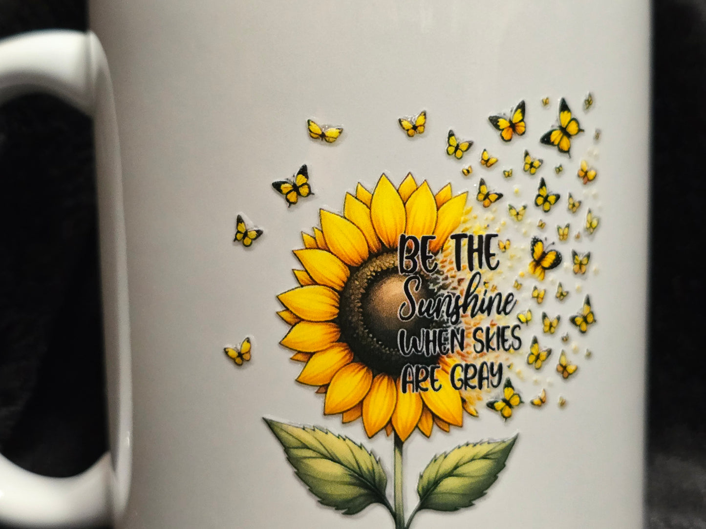 Sunflower coffee cups