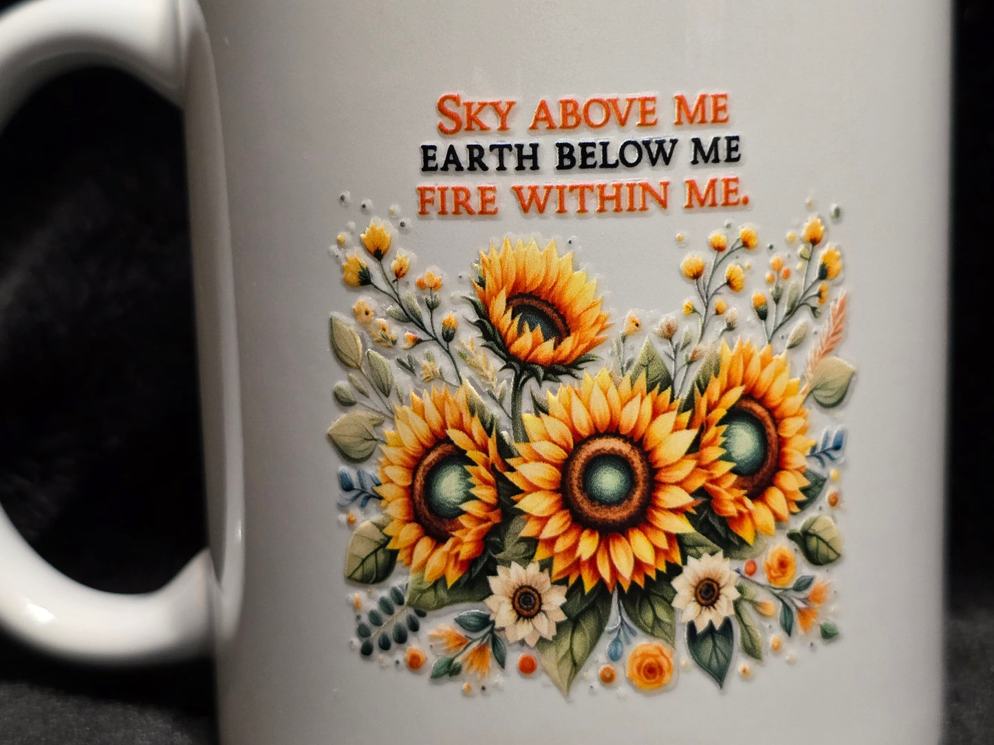 Sunflower coffee cups