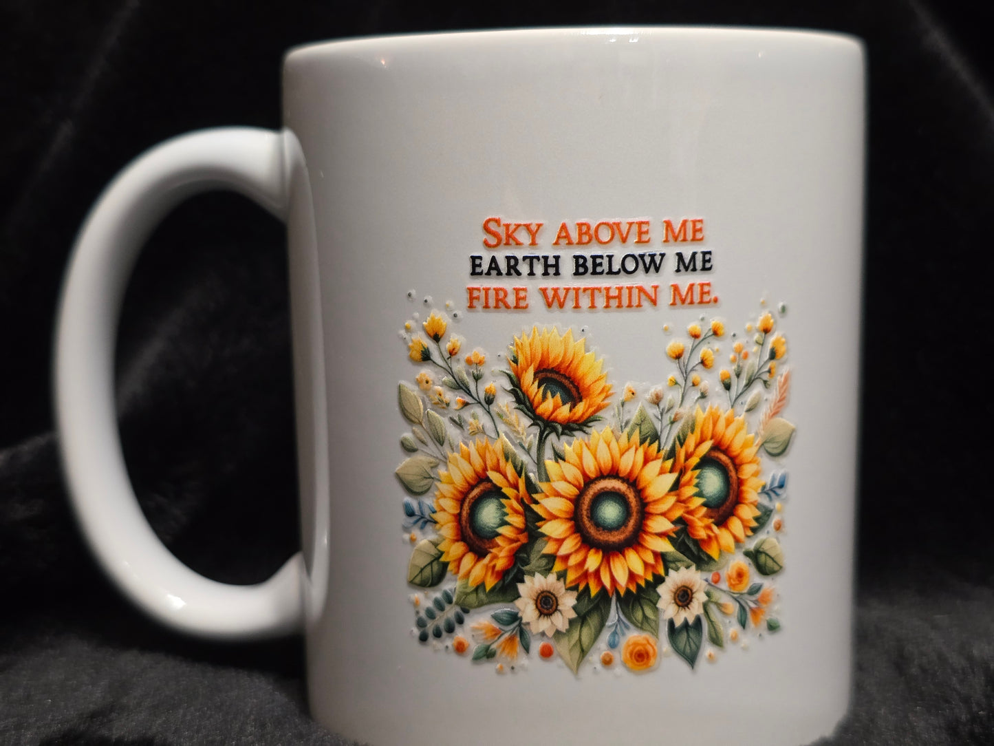 Sunflower coffee cups