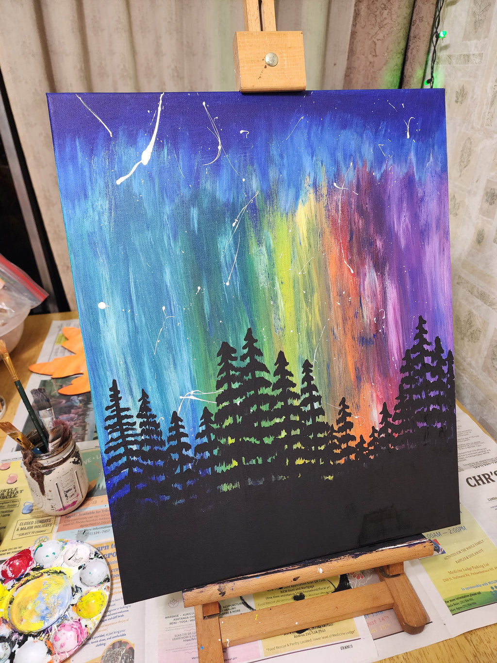 Rainbow forest
