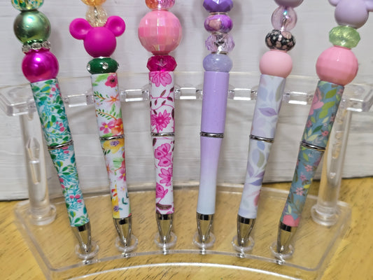 Beaded pens
