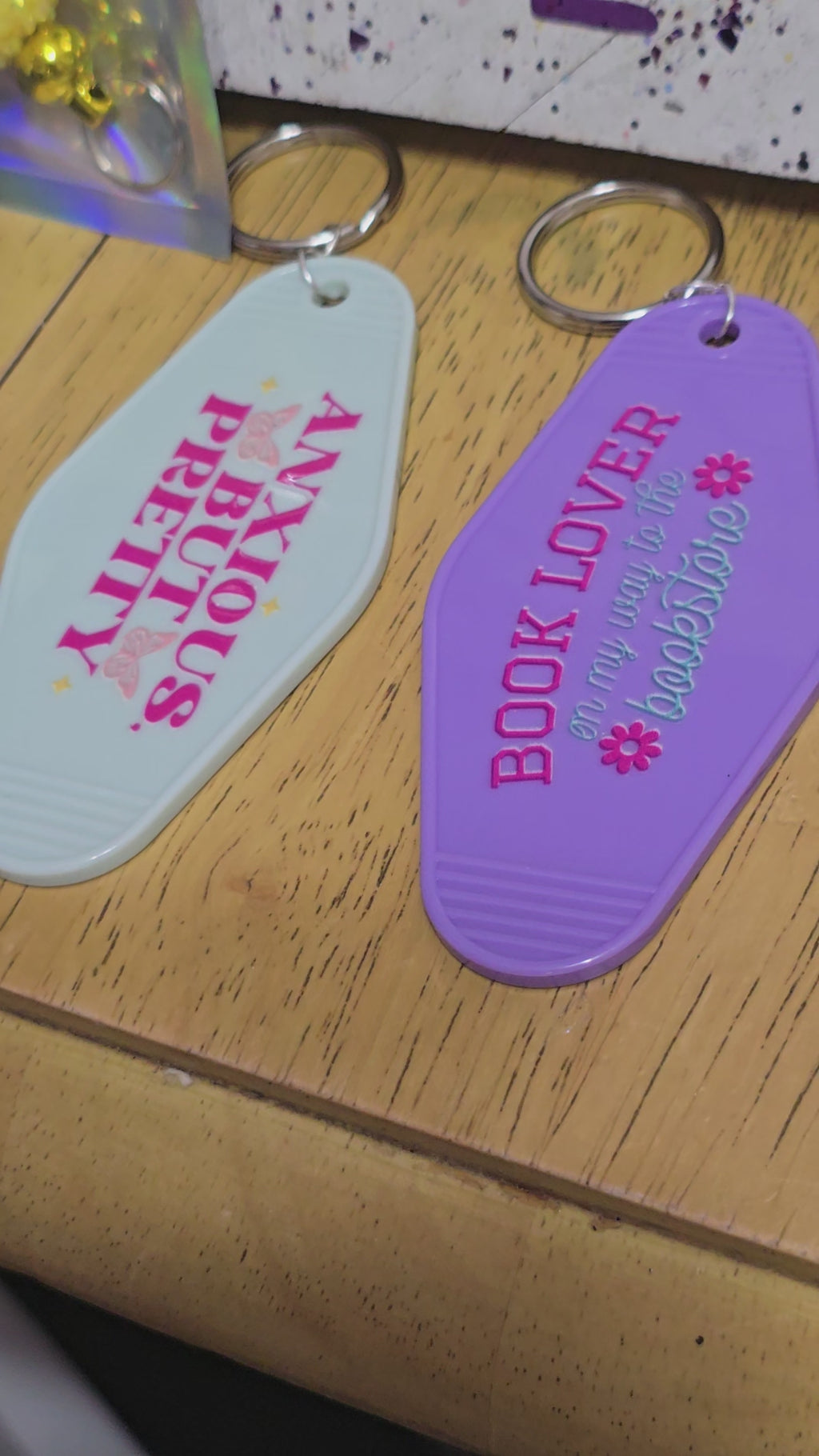 Misc. Motel keychains