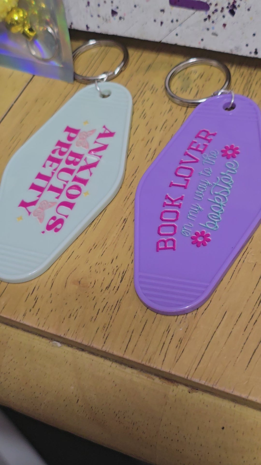 Misc. Motel keychains