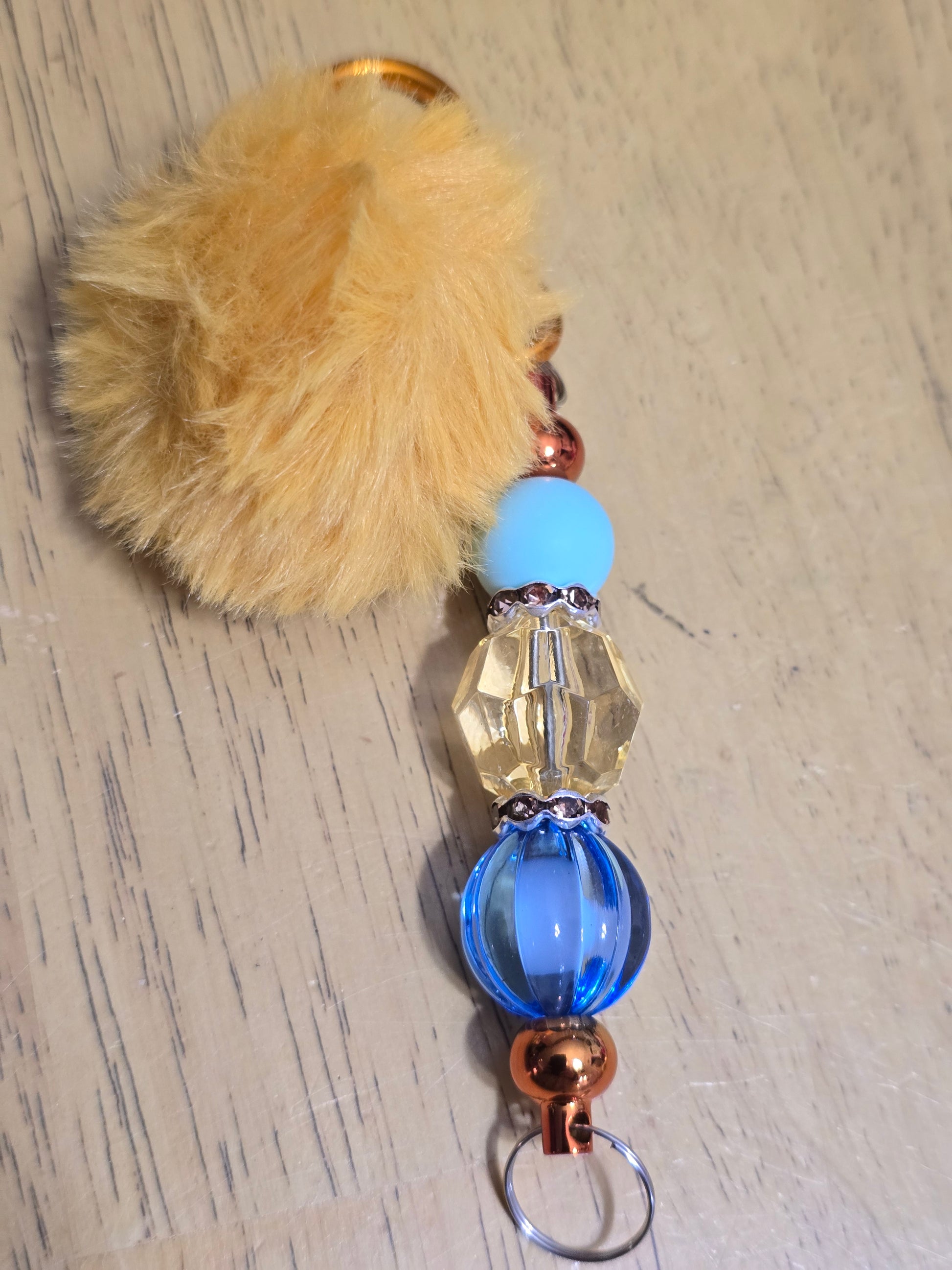 Bubblegum beaded keychains