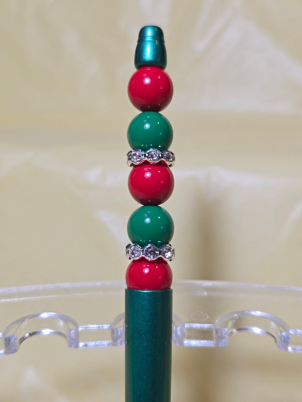Christmas bubblegum beaded pens