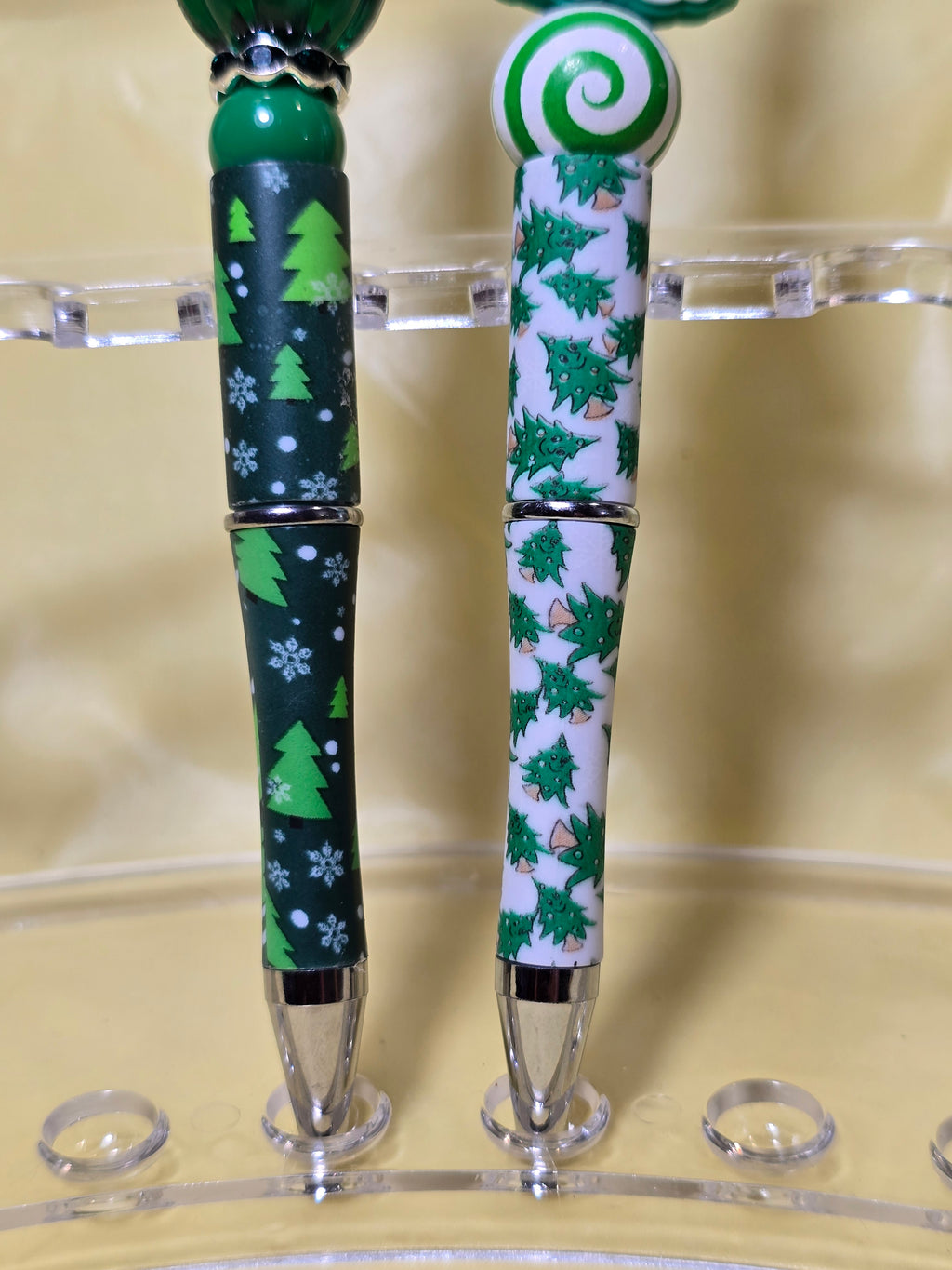 Christmas themed pens