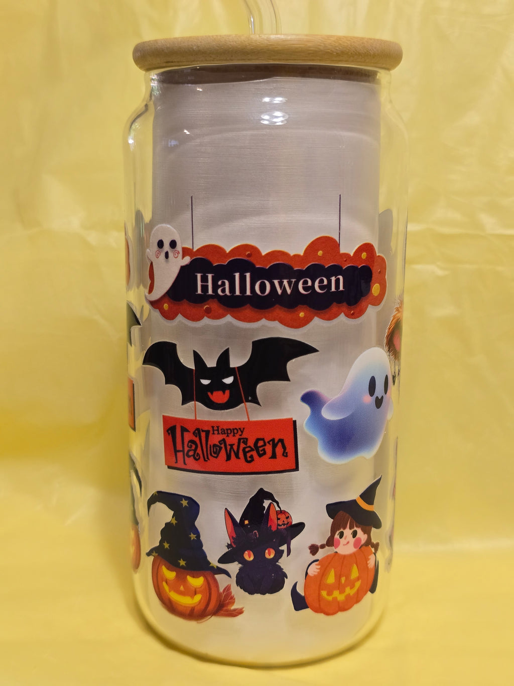 Halloween 16 oz. Glass cups
