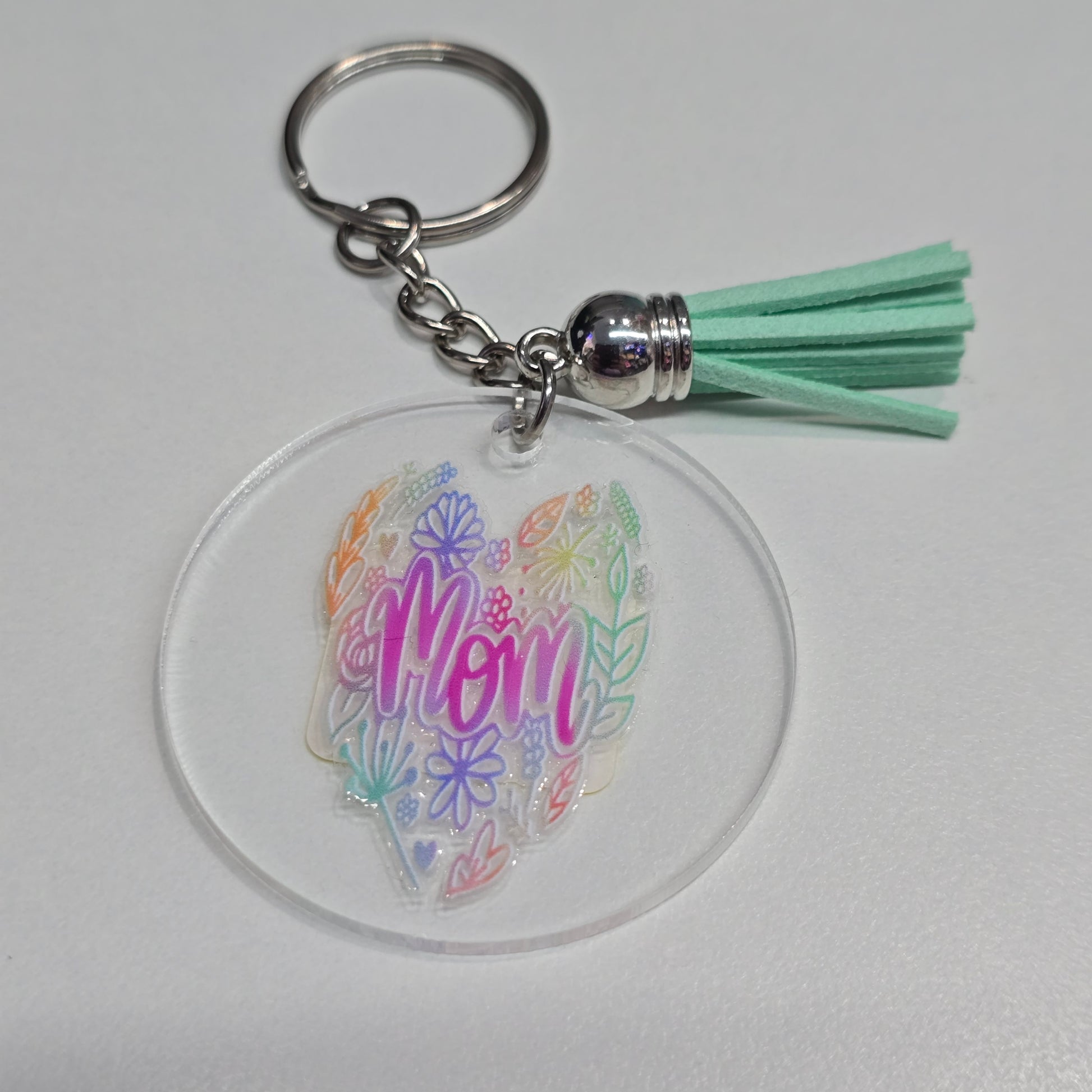 Round keychains with Tassle