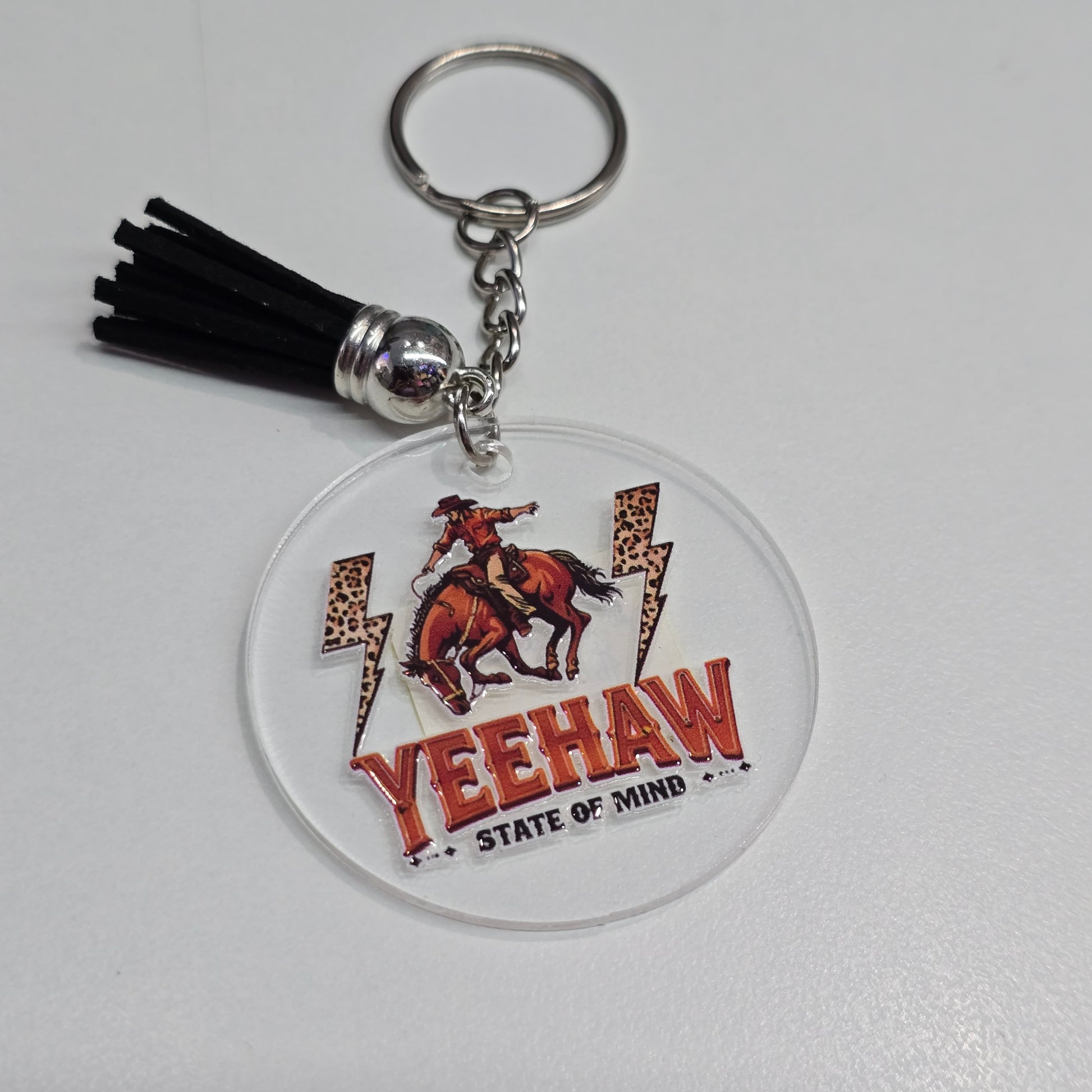 Round keychains with Tassle