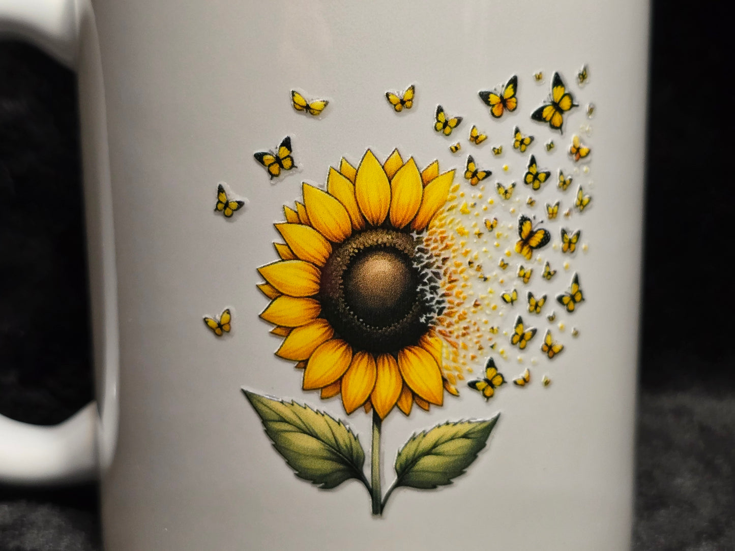 Sunflower coffee cups