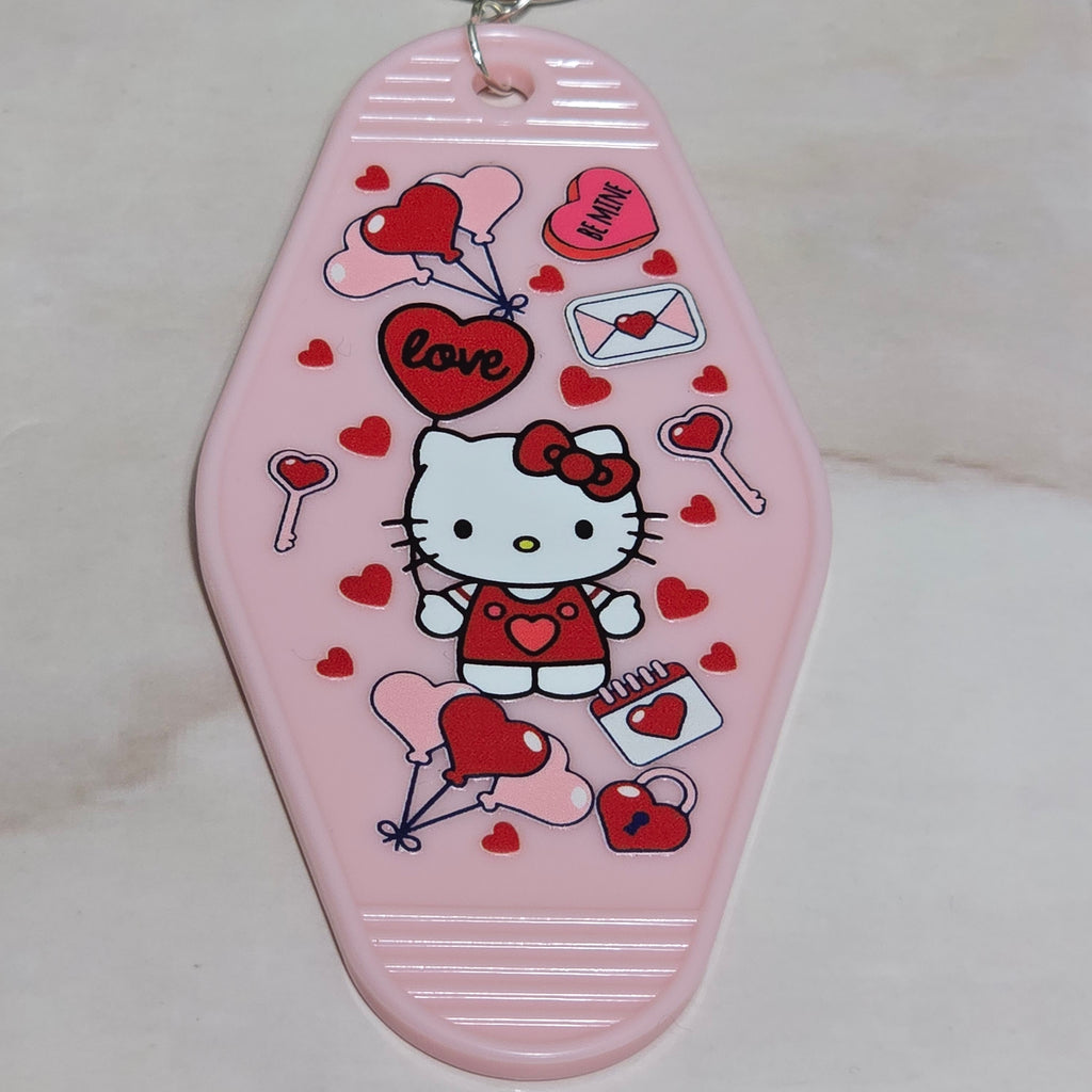 Hello kitty motel keychains