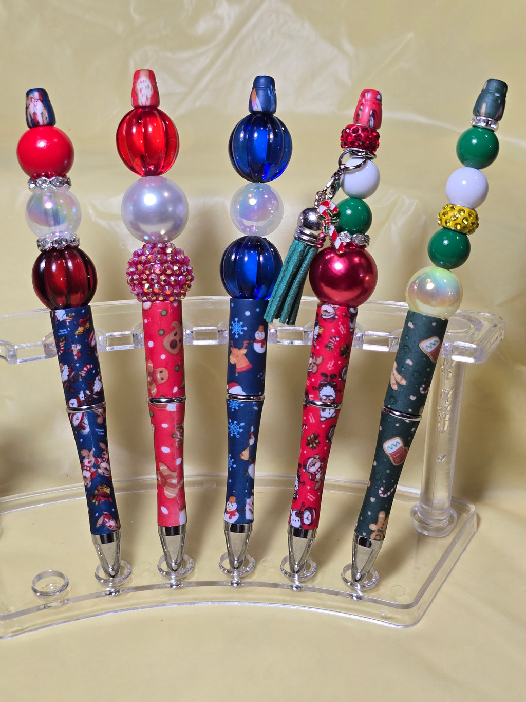 Christmas themed pens