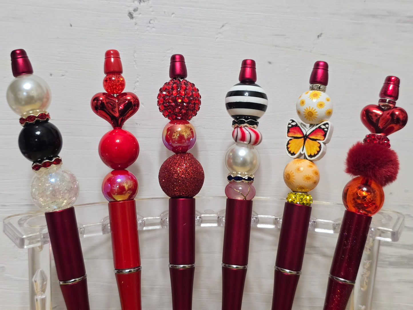 Bubblegum beaded pens