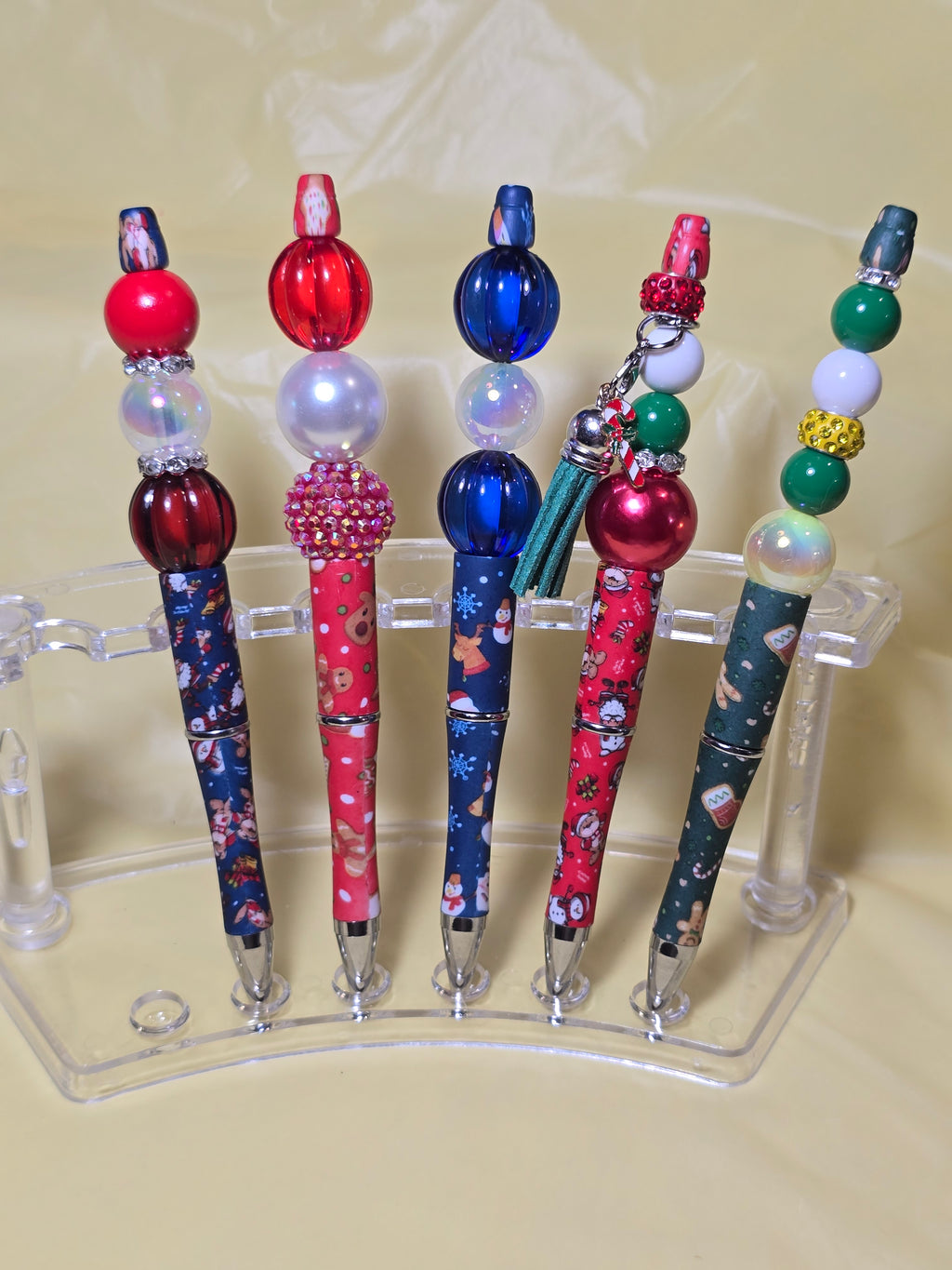 Christmas themed pens