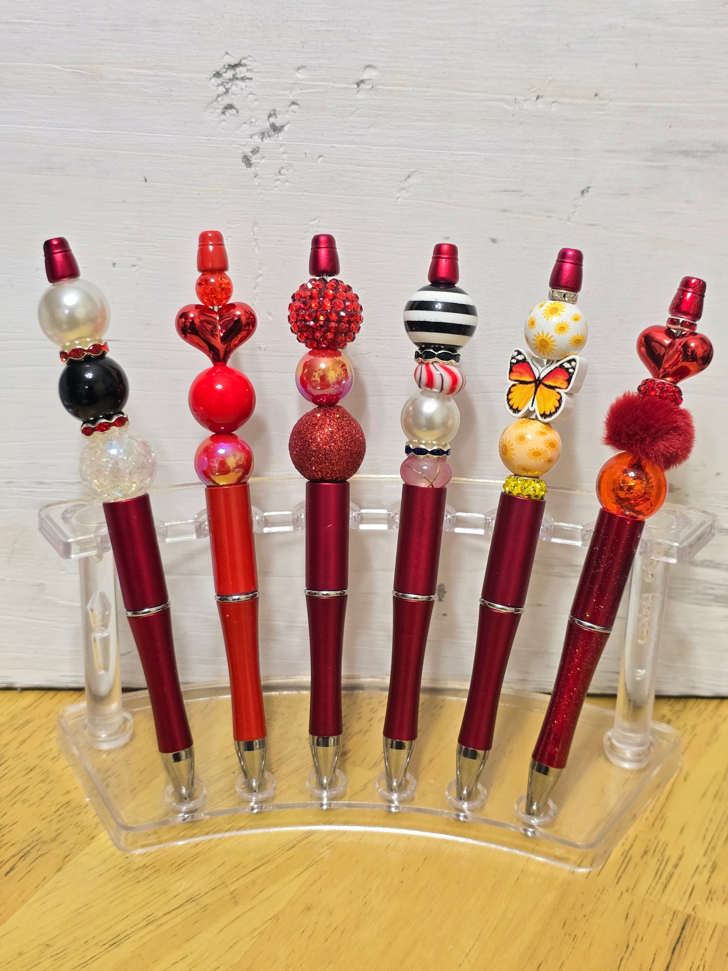 Bubblegum beaded pens