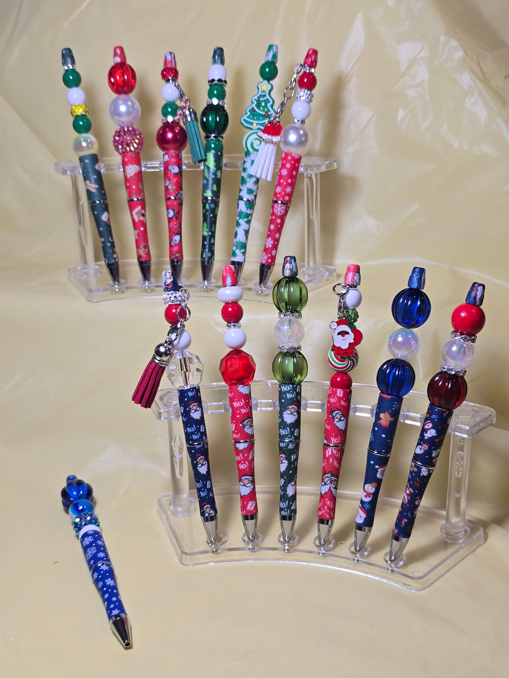 Christmas themed pens