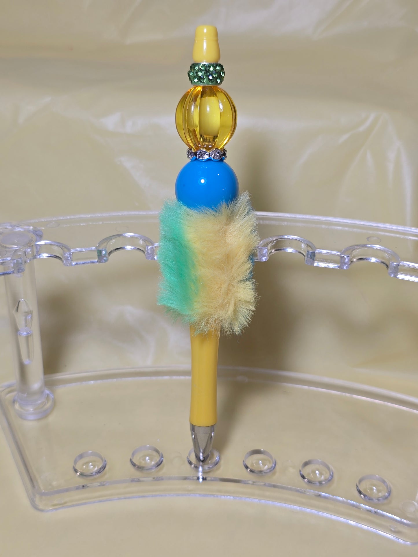 Colorful fuzzy pens