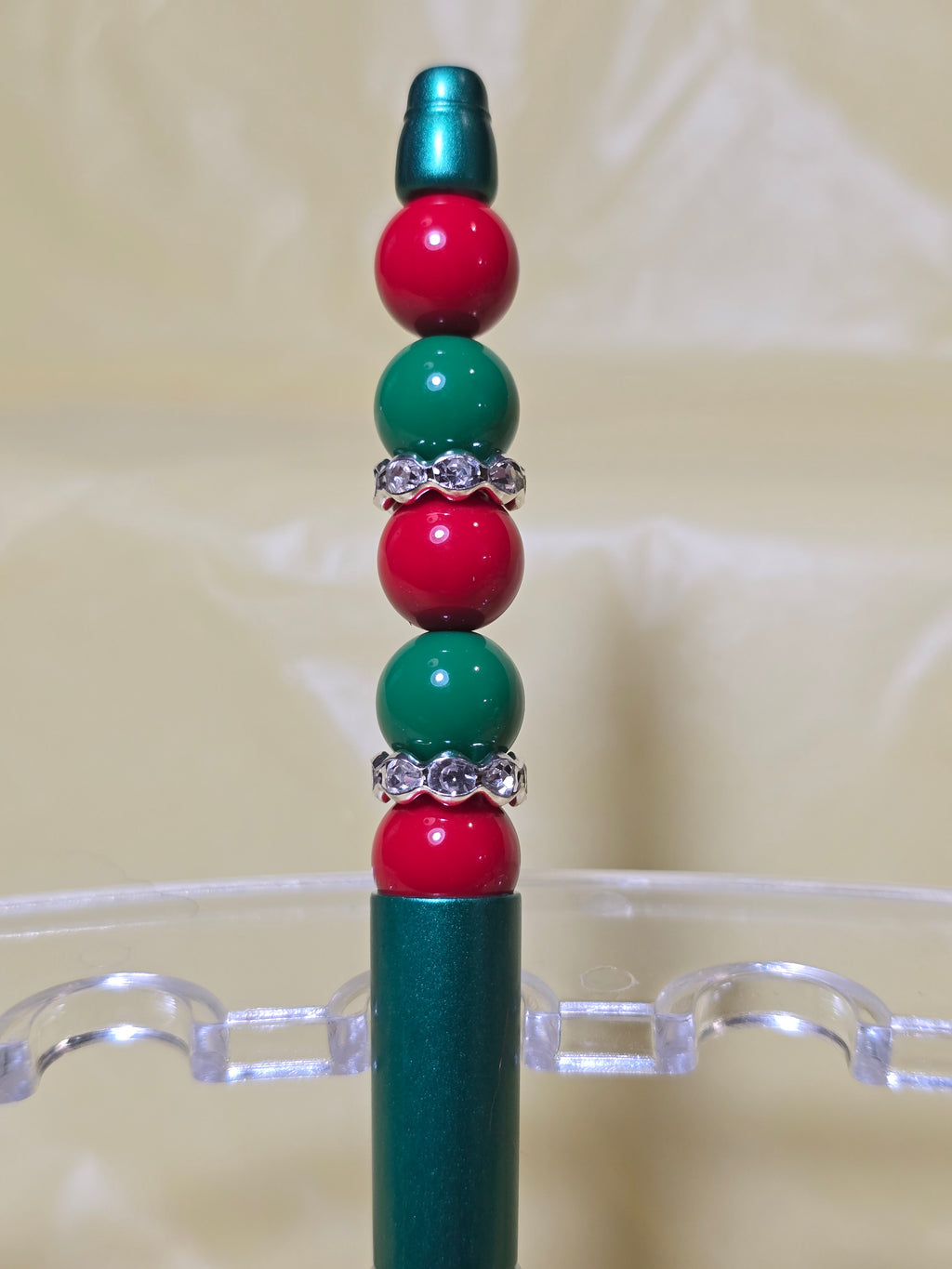 Christmas bubblegum beaded pens