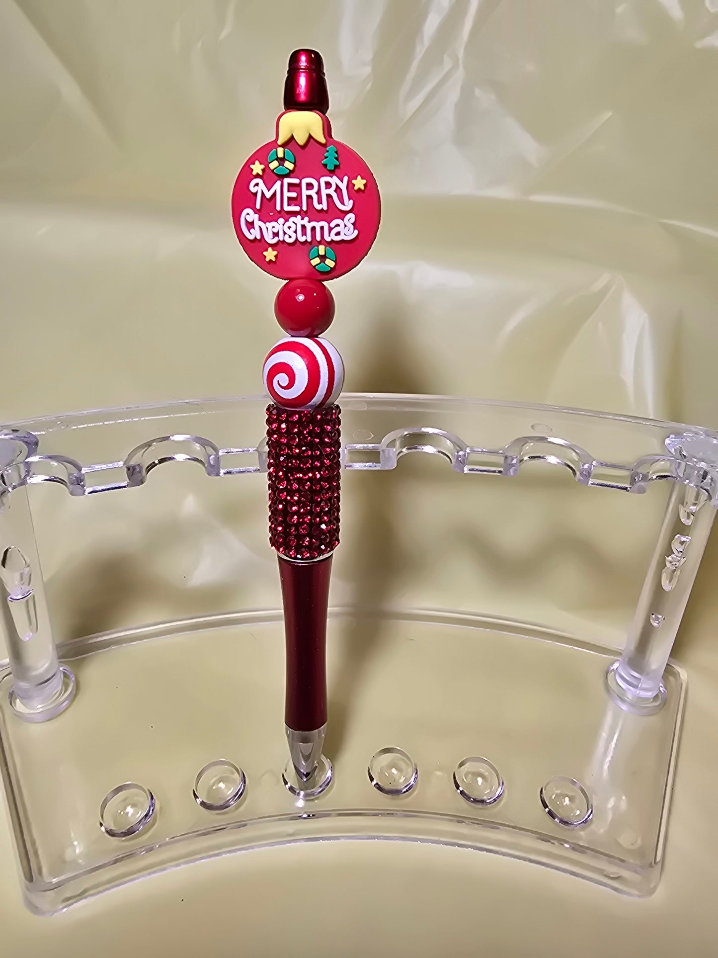 Sparkly Christmas pens