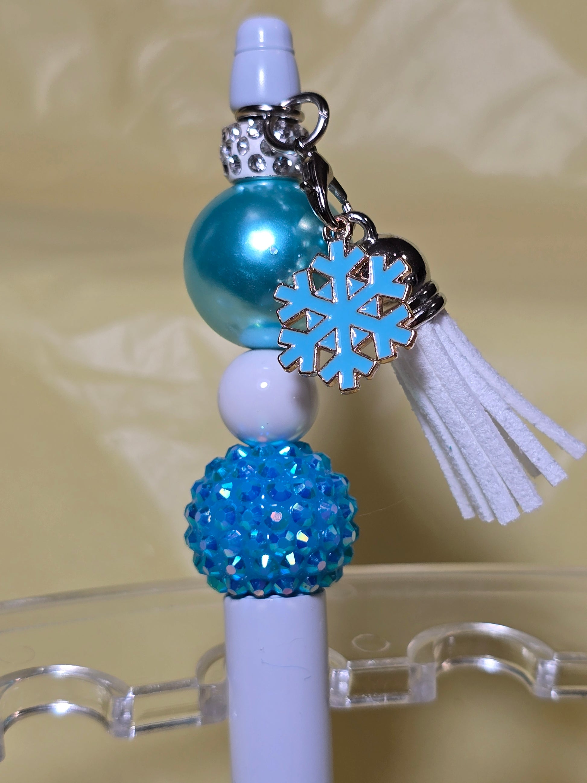 Christmas bubblegum beaded pens