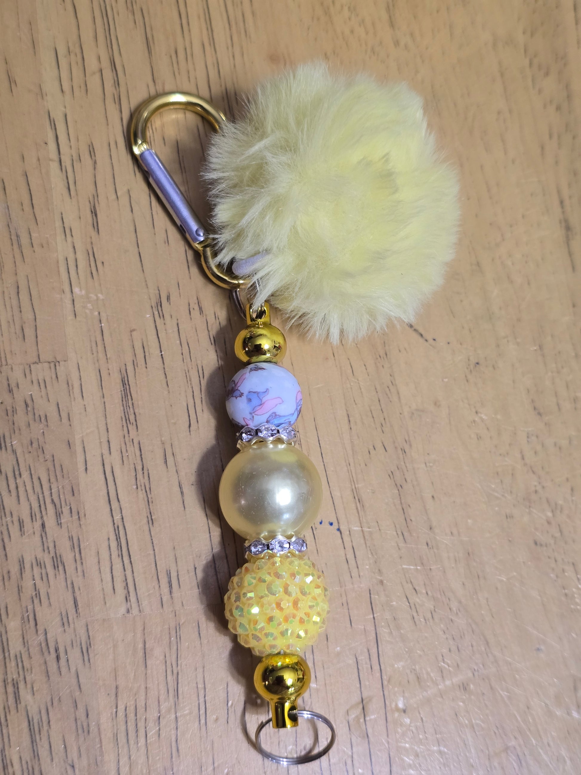 Bubblegum beaded keychains