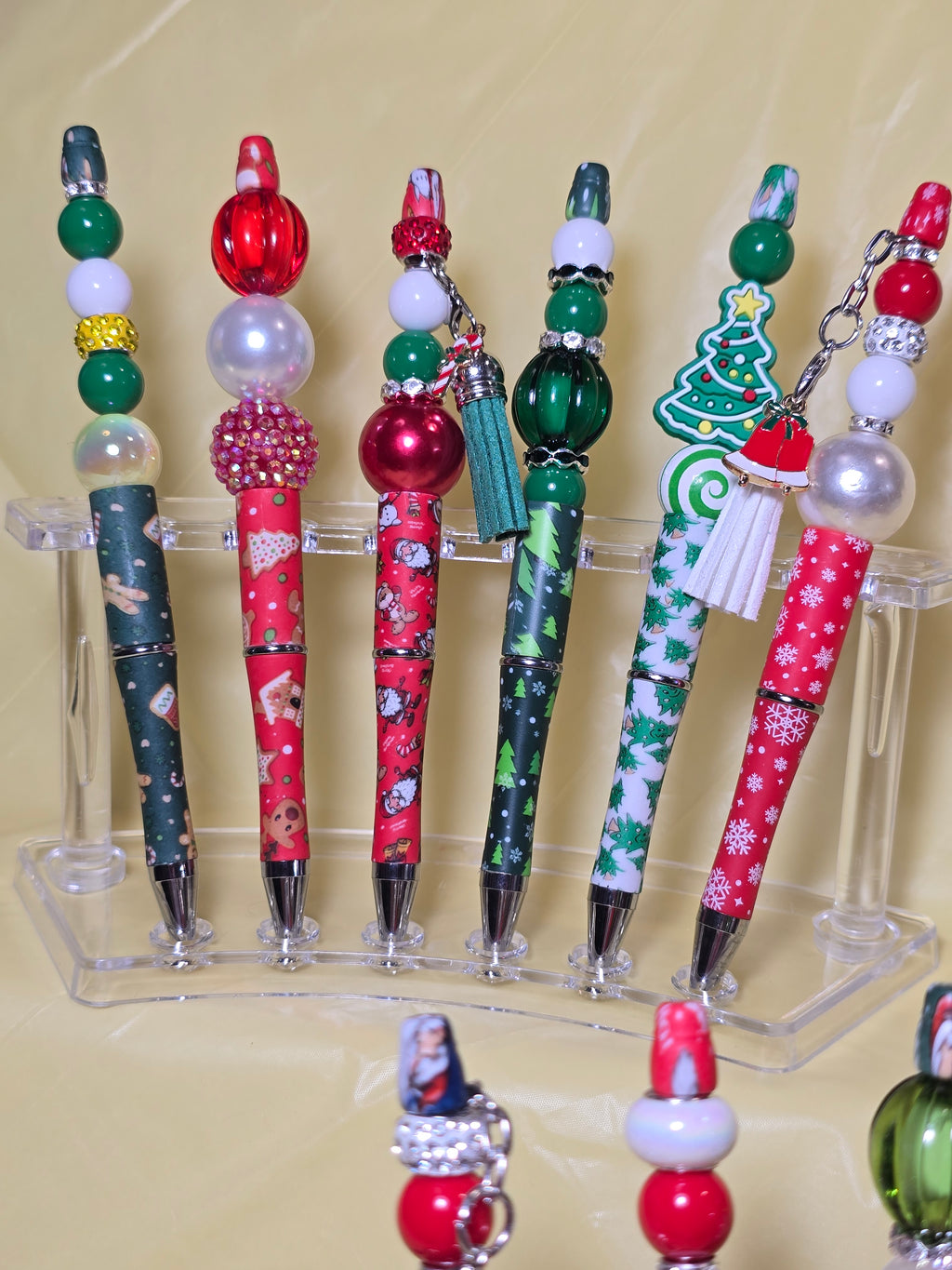 Christmas themed pens