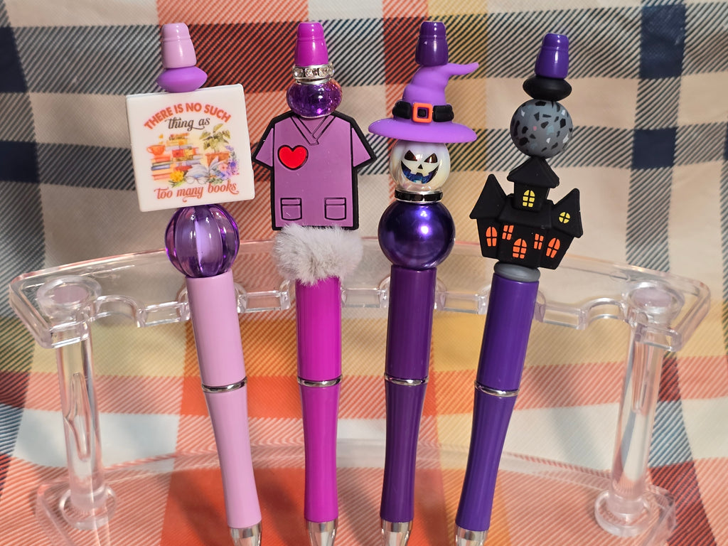 Halloween beaded pens