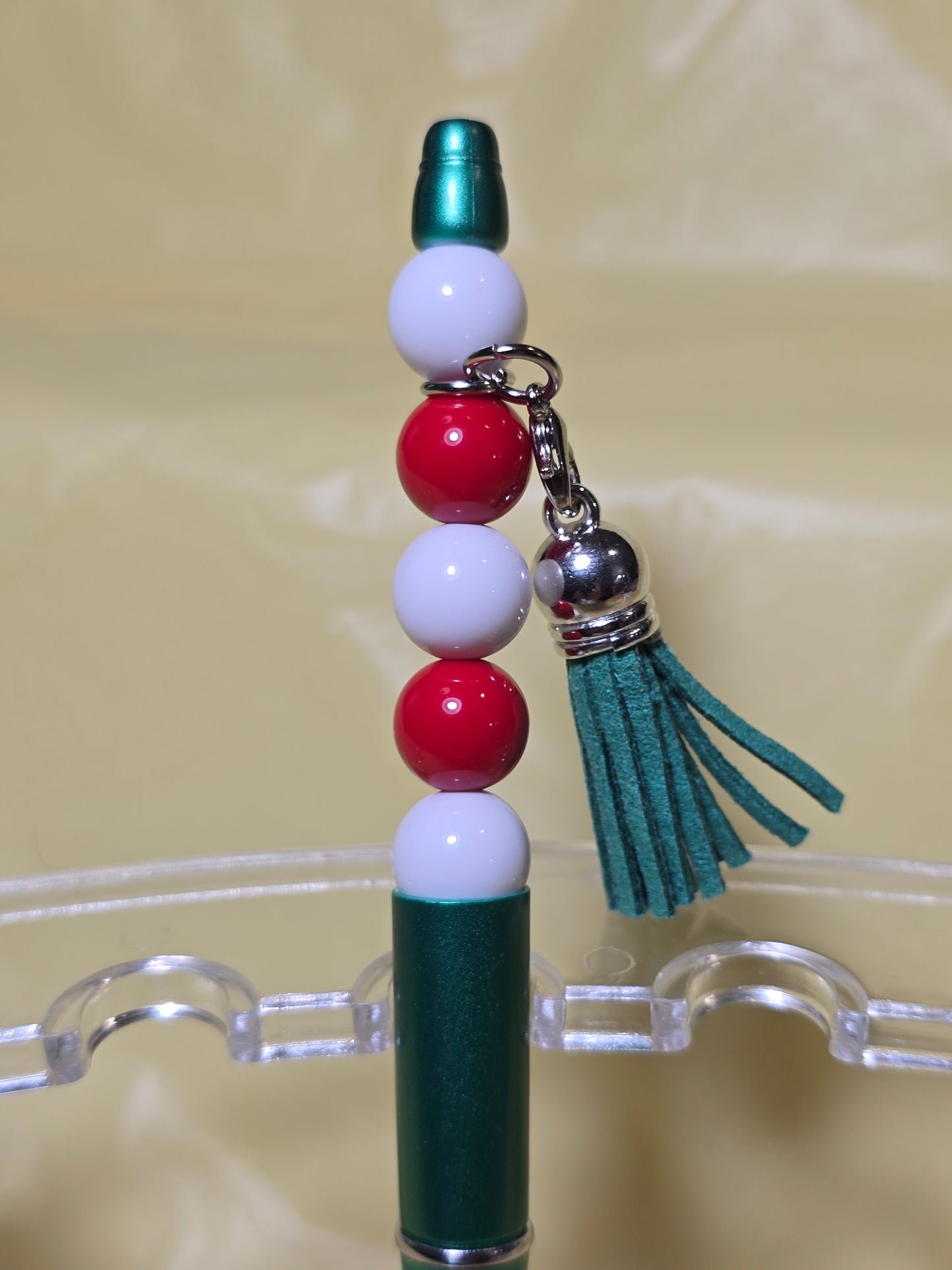 Christmas bubblegum beaded pens