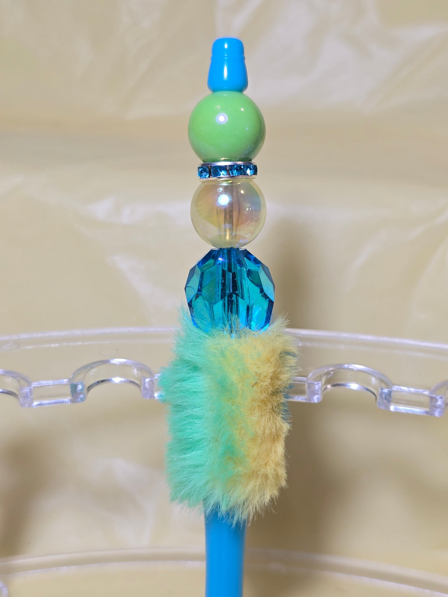 Colorful fuzzy pens