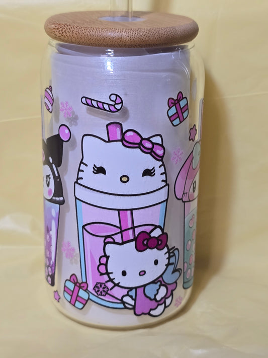 Boba tea hello kitty
