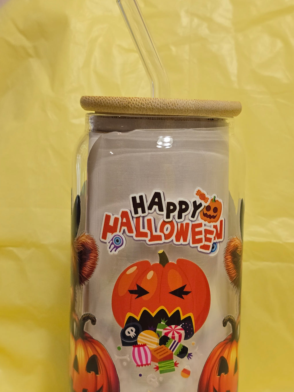 Halloween 16 oz. Glass cups