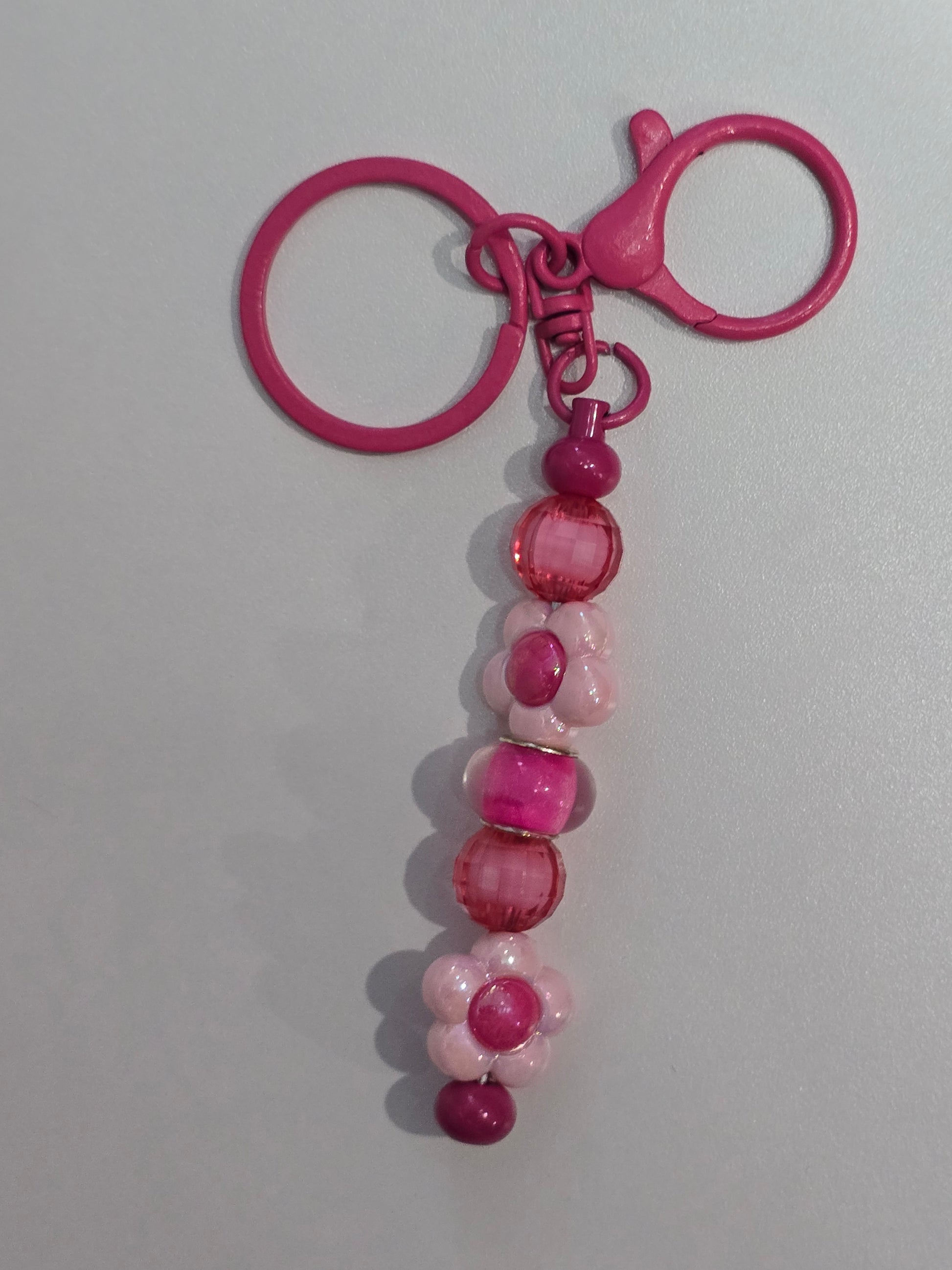 Bubblegum beaded keychains