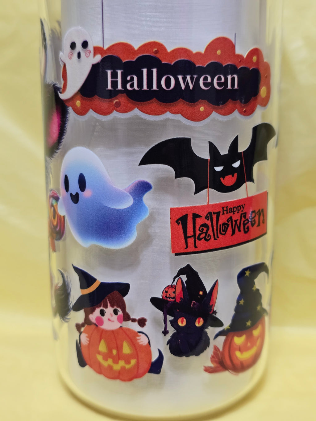 Halloween 16 oz. Glass cups