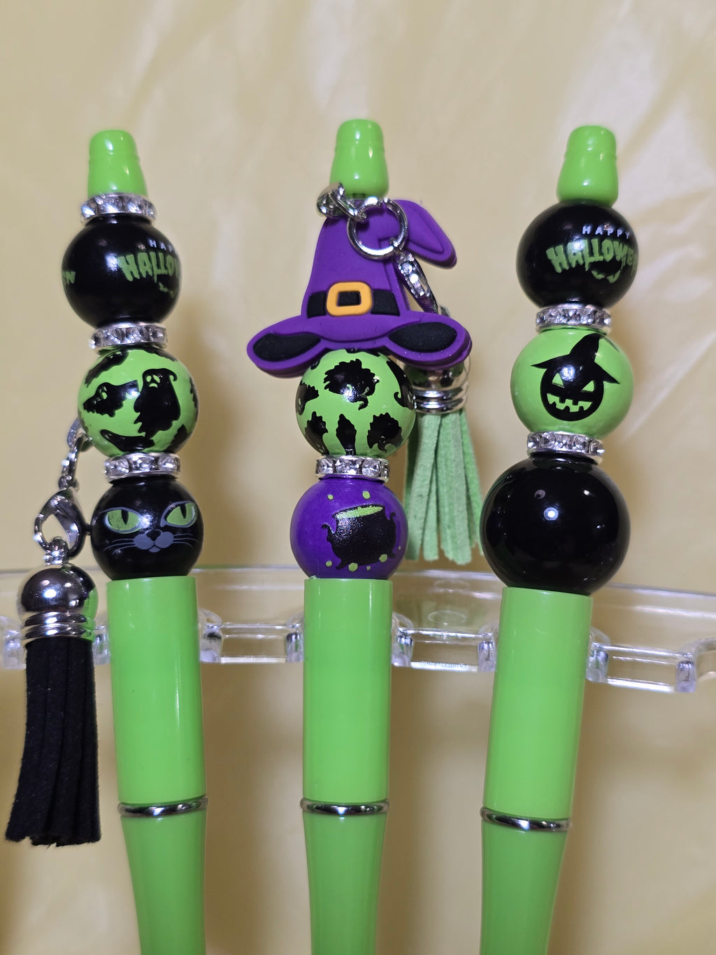 Halloween bubblegum beaded pens