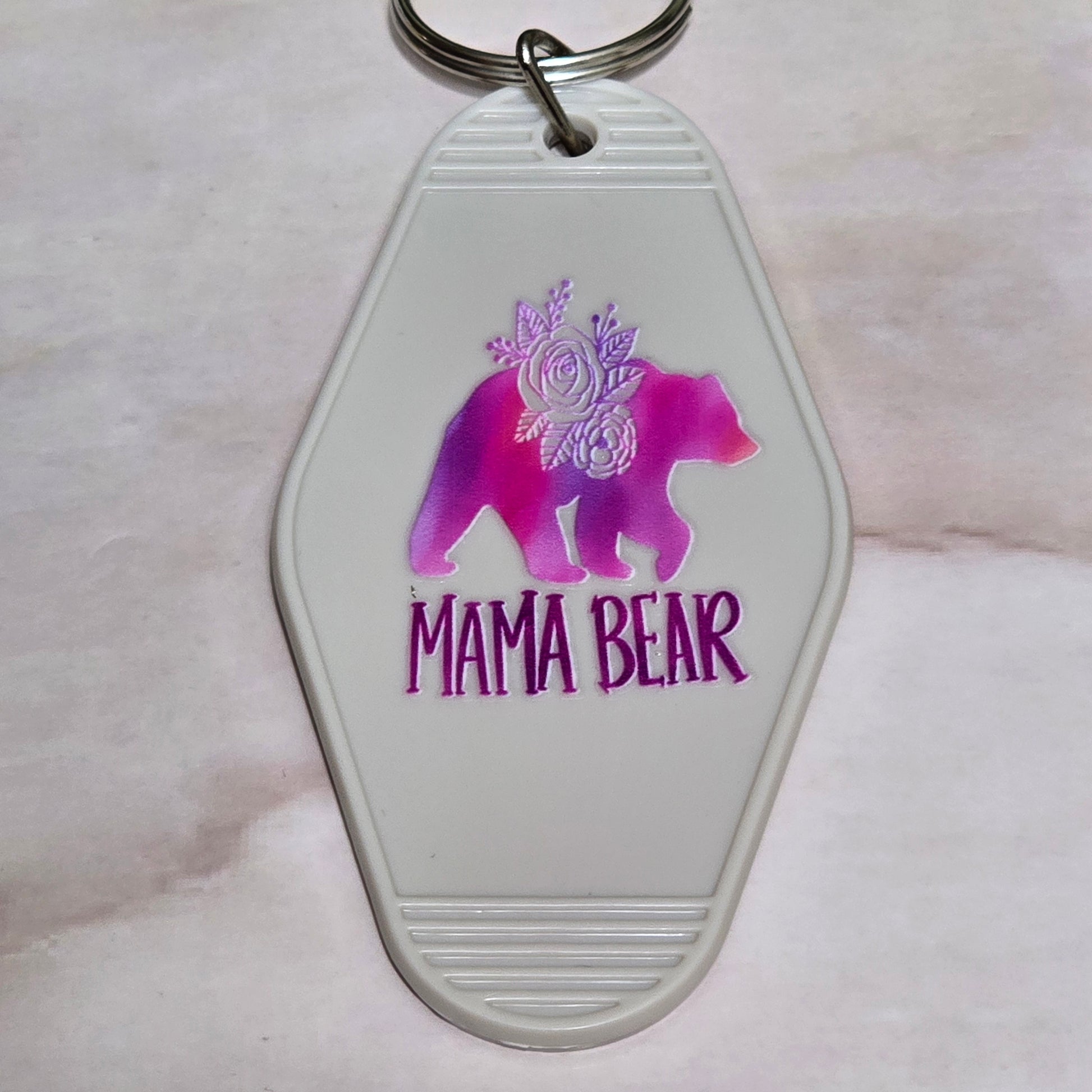 Mother's Day Motel tag keychains