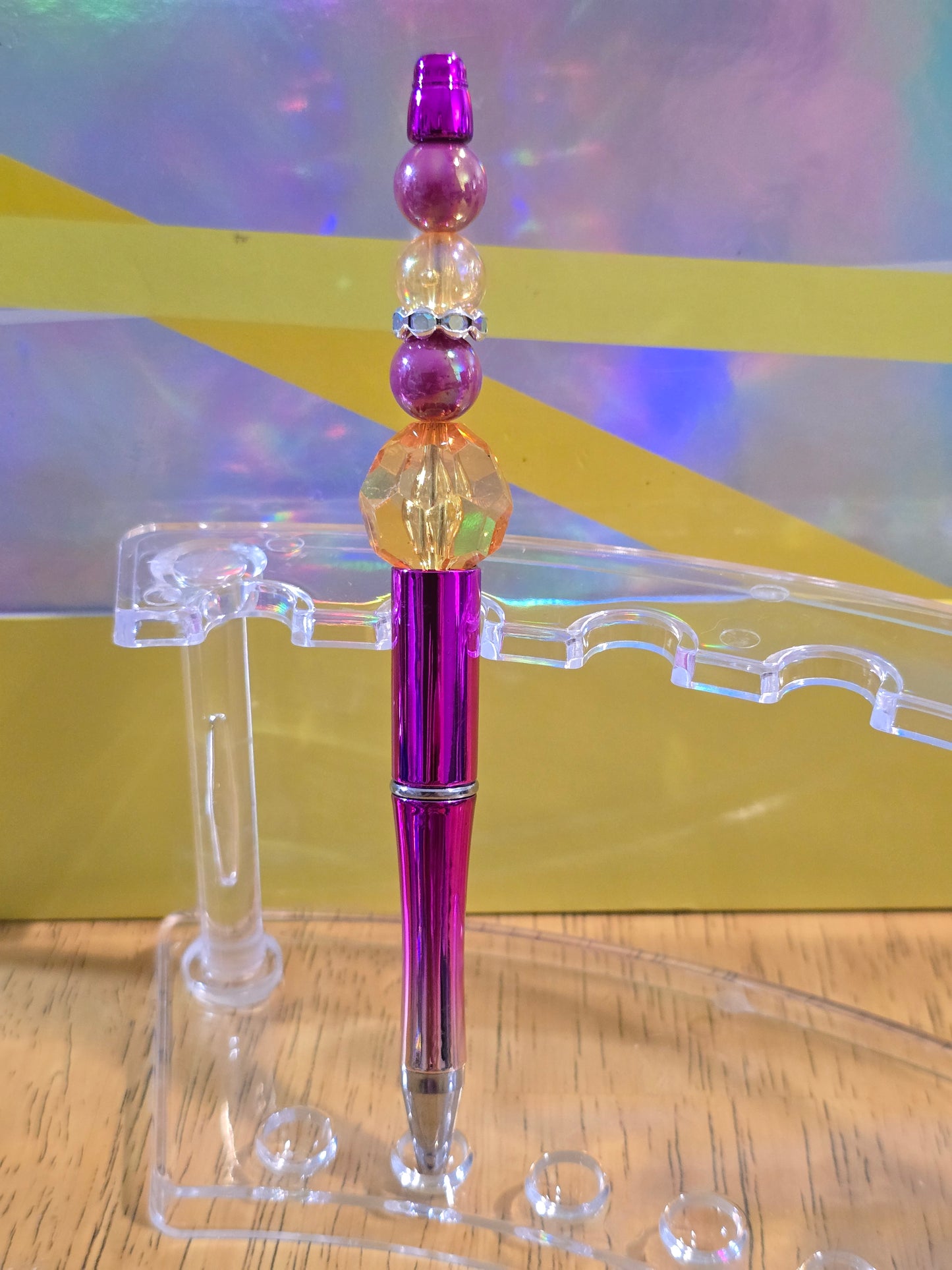 Bubblegum beaded pens