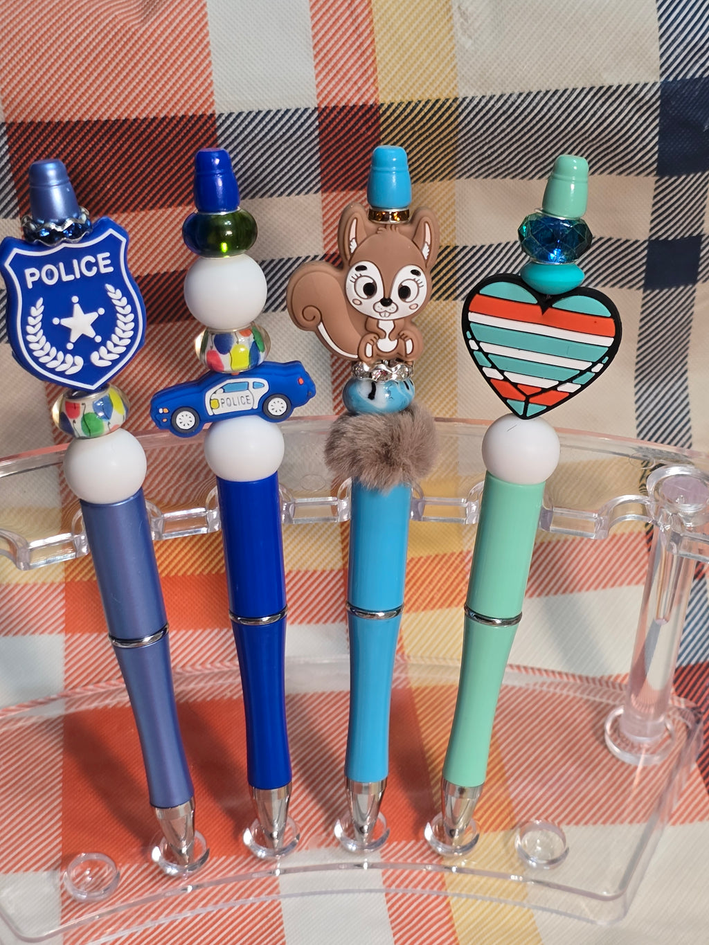 Bubblegum beaded pens