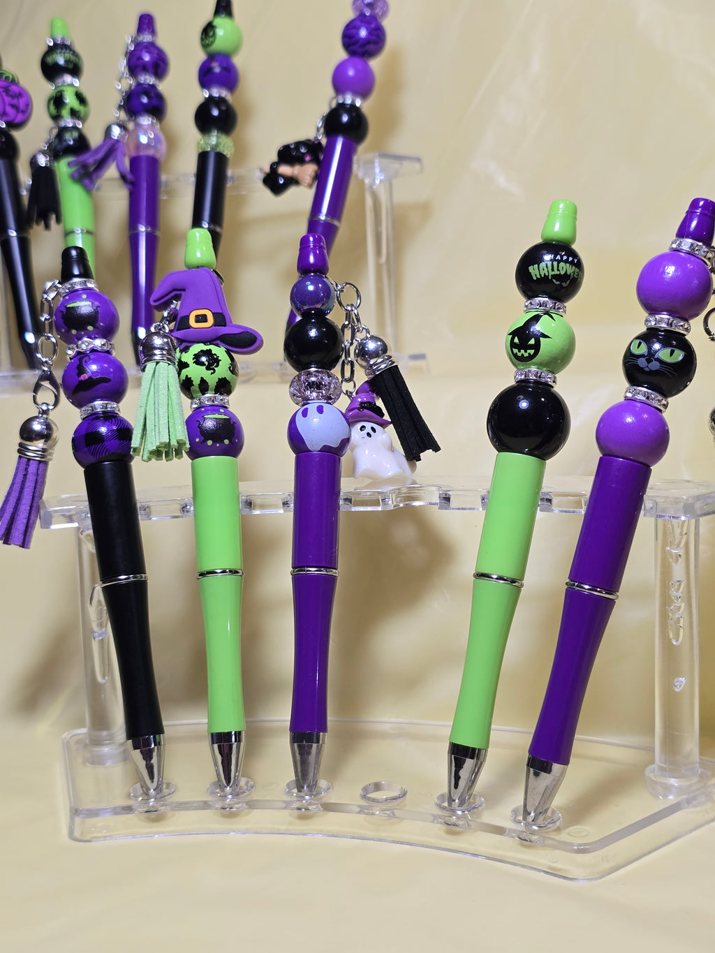 Halloween bubblegum beaded pens
