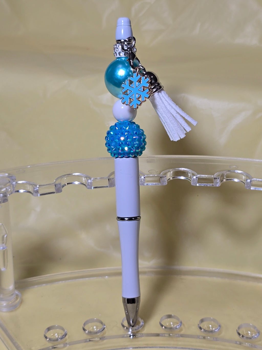 Christmas bubblegum beaded pens