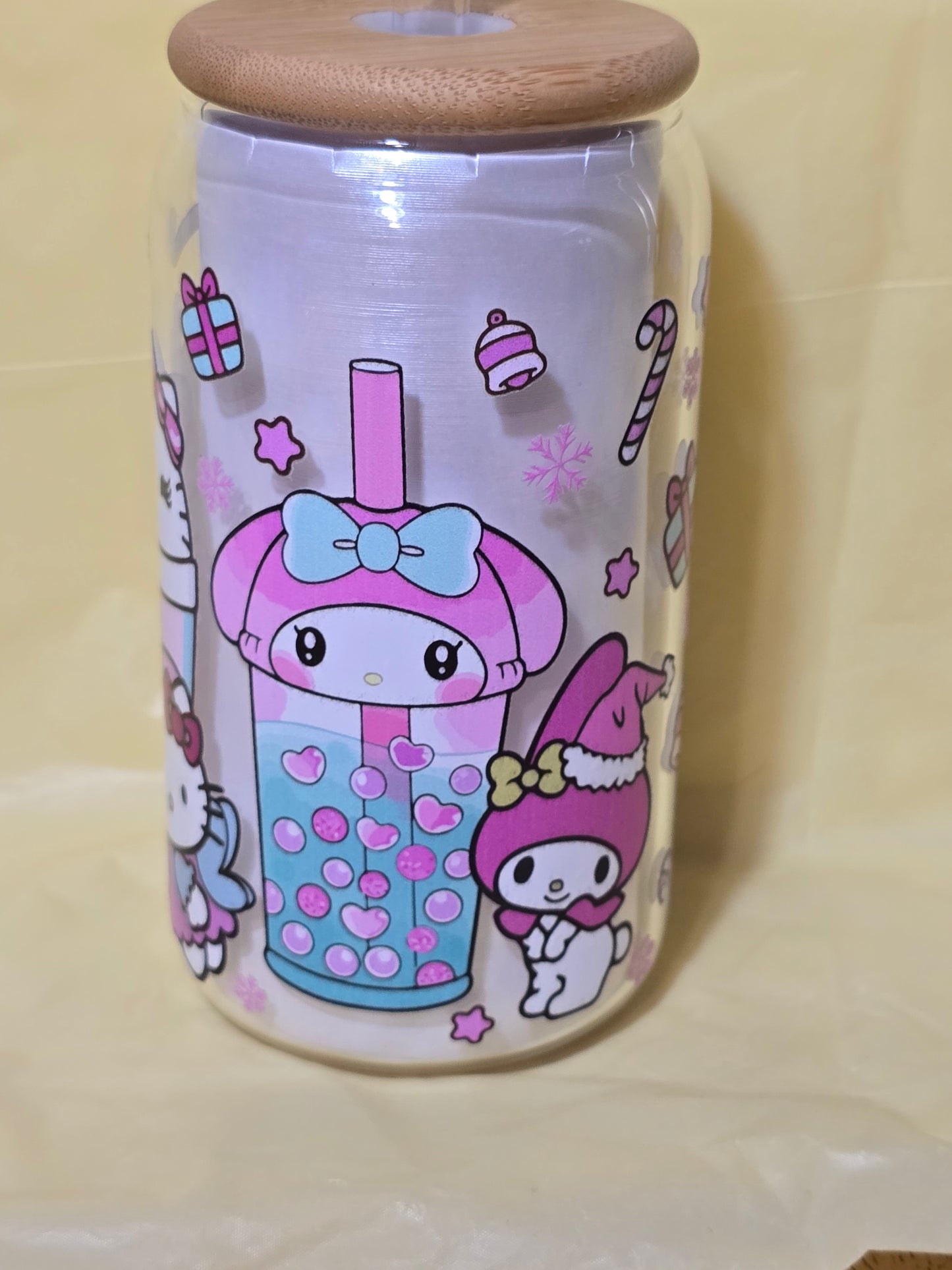 Boba tea hello kitty