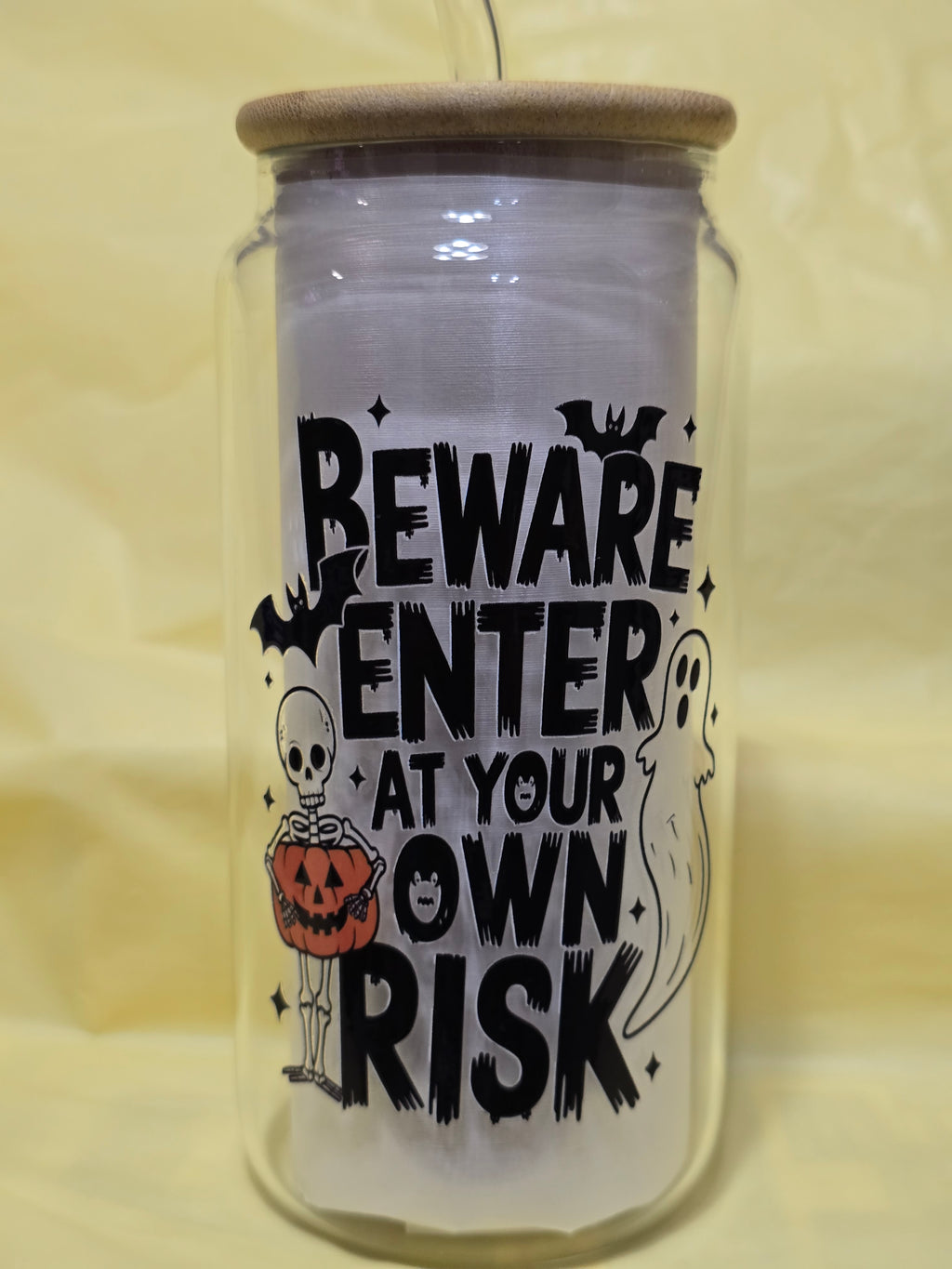 Halloween 16 oz. Glass cups
