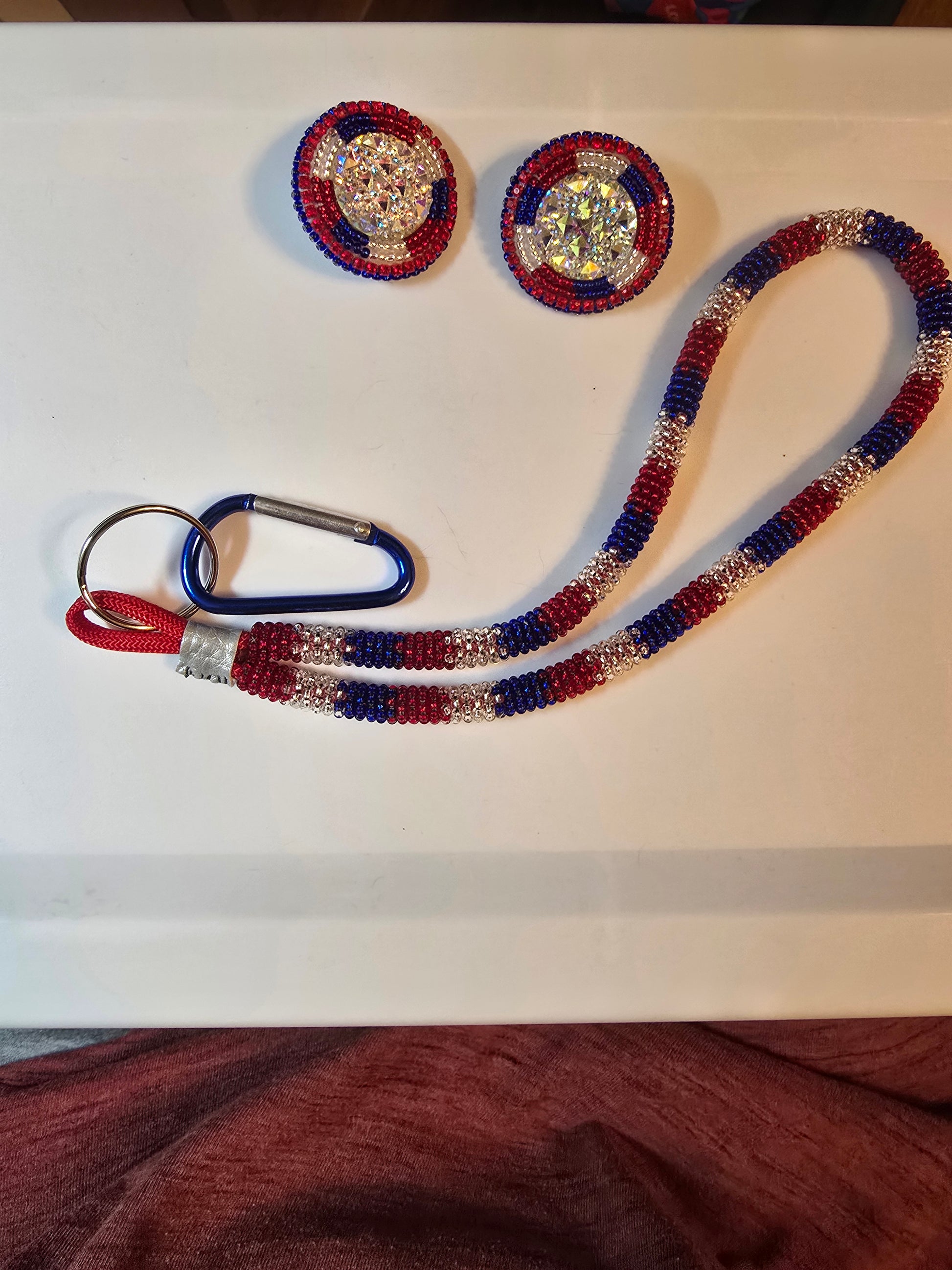 Native American beaded lanyards