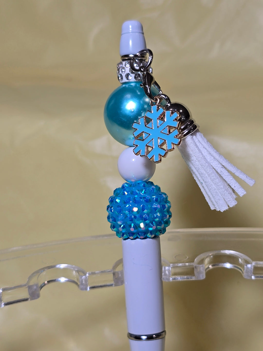 Christmas bubblegum beaded pens