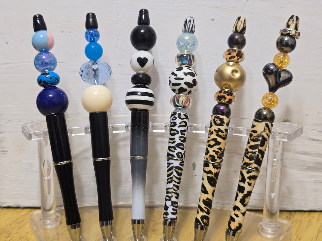 Bubblegum beaded pens