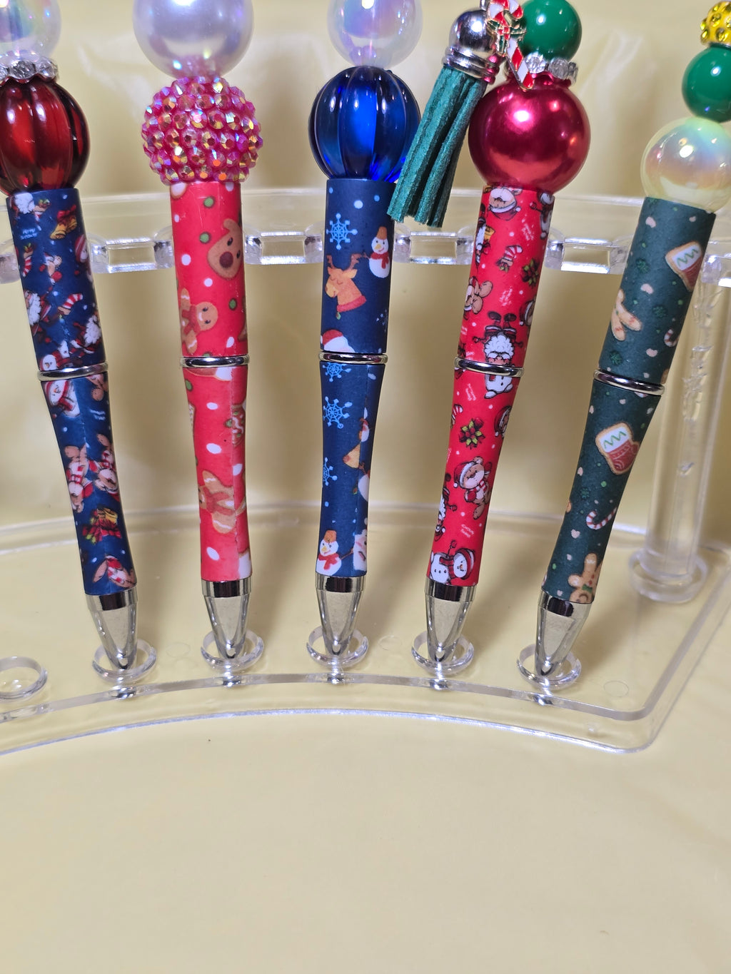 Christmas themed pens